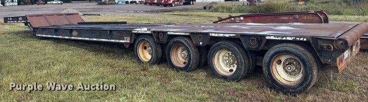 image for item ER2460 2001 Atoka Lowboy  drop deck oilfield trailer 