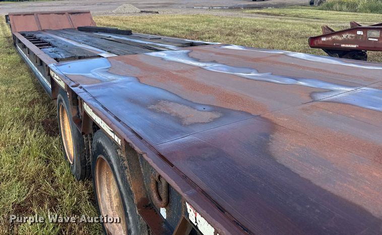 image for item ER2460 2001 Atoka Lowboy  drop deck oilfield trailer 