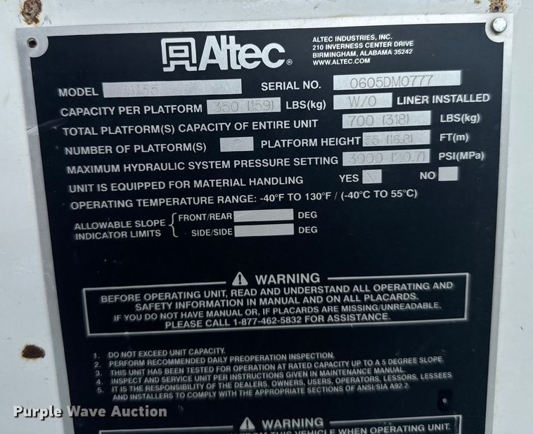 image for item ER2470 2006 Freightliner Business Class M2 bucket truck