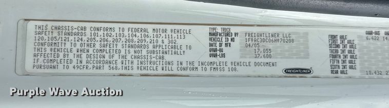 image for item ER2470 2006 Freightliner Business Class M2 bucket truck