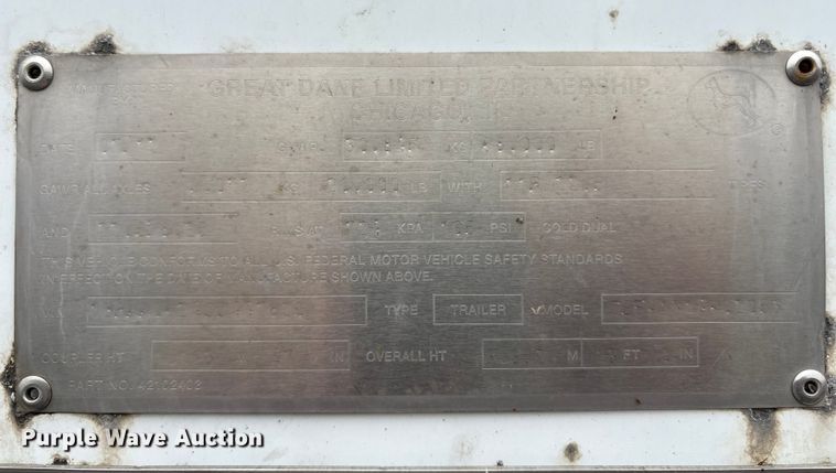 image for item ET8557 2013 Great Dane CSE-1314-02053 dry van trailer