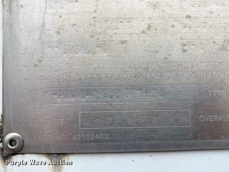 image for item ET8557 2013 Great Dane CSE-1314-02053 dry van trailer