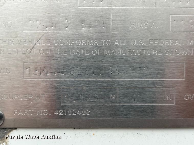 image for item ET8563 2013 Great Dane SSL-1314-02048 dry van trailer