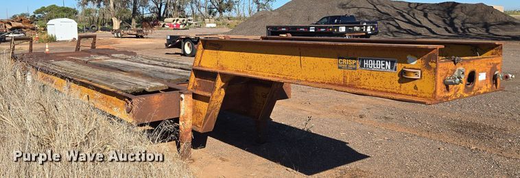 image for item EU3766 1981 Holden HLB37235 drop deck equipment trailer