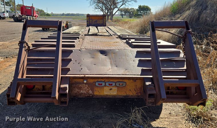 image for item EU3766 1981 Holden HLB37235 drop deck equipment trailer