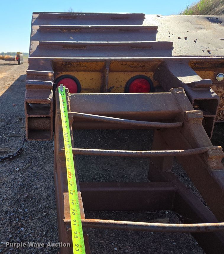 image for item EU3766 1981 Holden HLB37235 drop deck equipment trailer