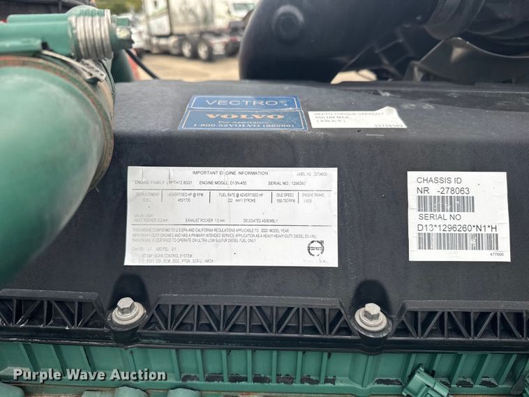 image for item EU6111 2021 Volvo VNL semi truck