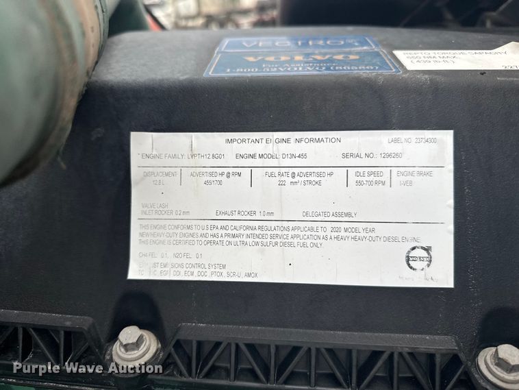 image for item EU6111 2021 Volvo VNL semi truck