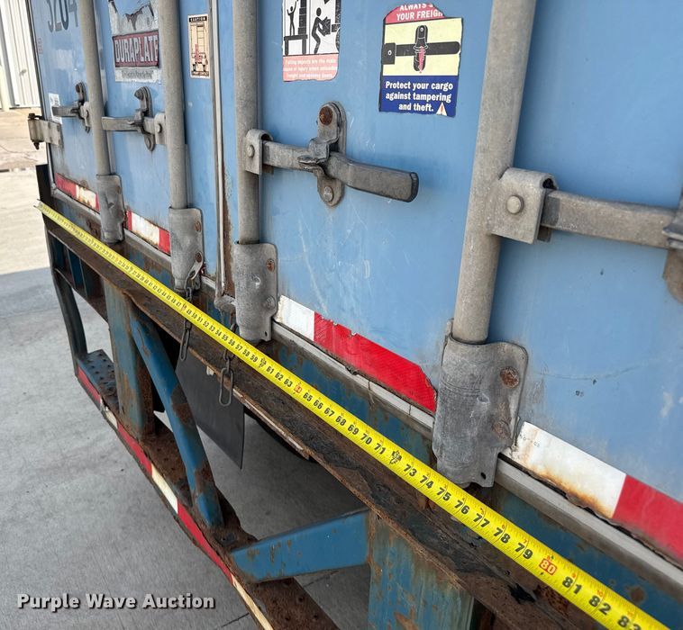 image for item EV1861 2005 Wabash dry van trailer