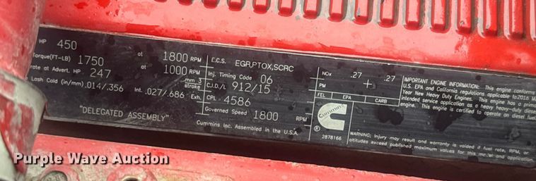 image for item EV1865 2017 International ProStar 122  semi truck