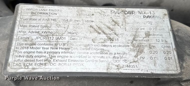 image for item EV1866 2019 Kenworth T680 semi truck