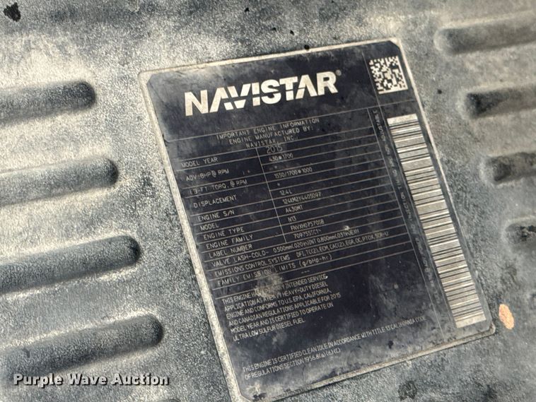 image for item EV1870 2016 International ProStar 122 semi truck