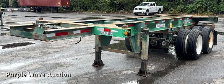 image for item EV1874 2002 Chassis King container trailer