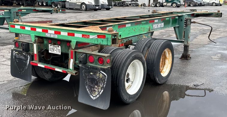 image for item EV1874 2002 Chassis King container trailer