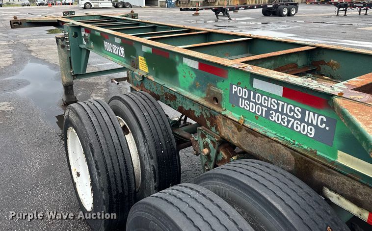 image for item EV1874 2002 Chassis King container trailer