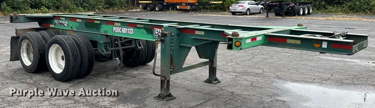 image for item EV1875 2002 Chassis King container trailer