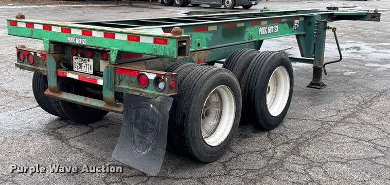 image for item EV1875 2002 Chassis King container trailer