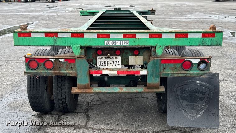 image for item EV1875 2002 Chassis King container trailer