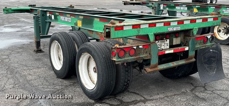 image for item EV1875 2002 Chassis King container trailer