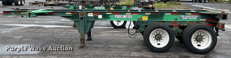 image for item EV1875 2002 Chassis King container trailer