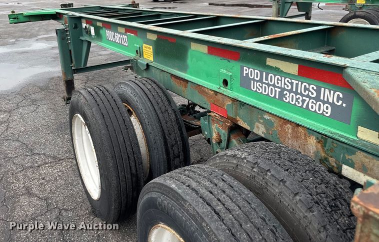 image for item EV1875 2002 Chassis King container trailer