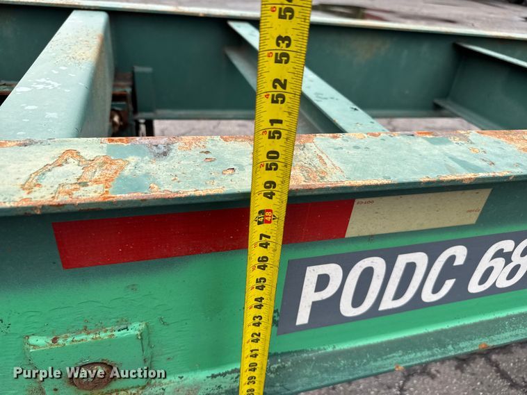 image for item EV1875 2002 Chassis King container trailer