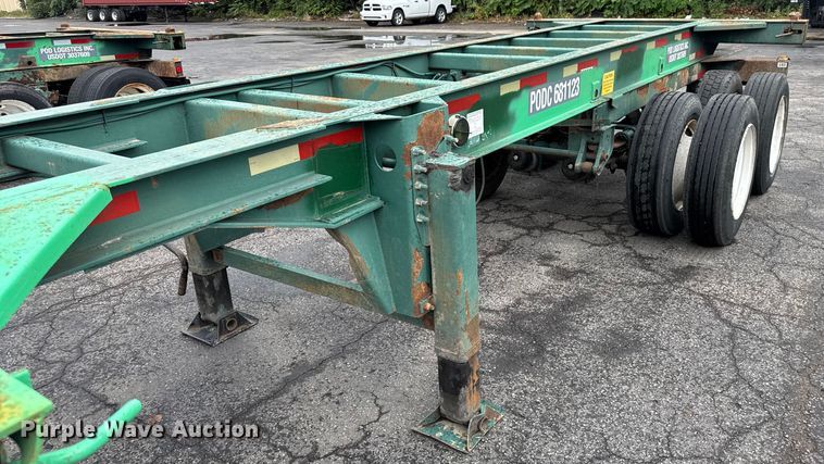 image for item EV1875 2002 Chassis King container trailer