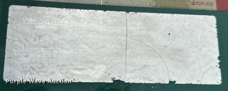 image for item EV1875 2002 Chassis King container trailer