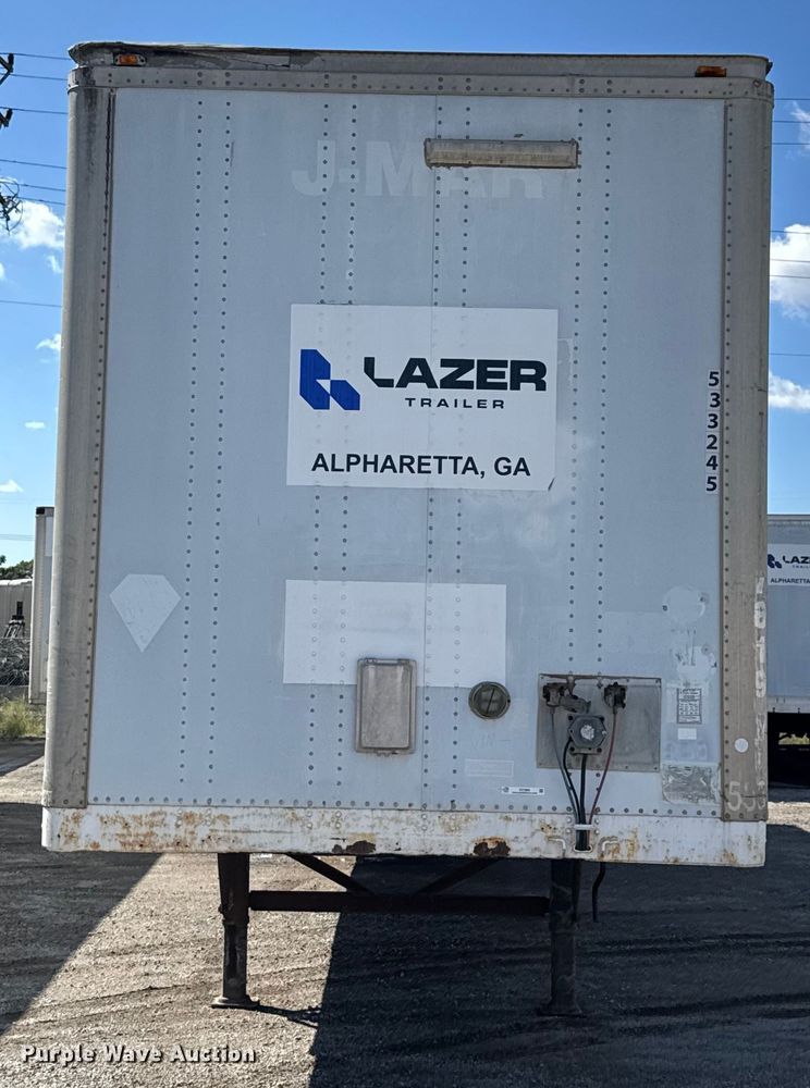 image for item EV1884 1998 Wabash dry van trailer