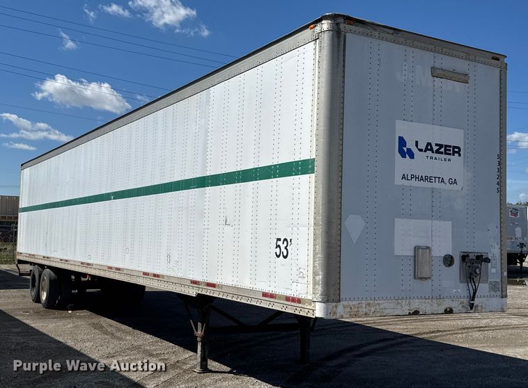 image for item EV1884 1998 Wabash dry van trailer