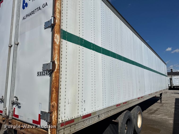 image for item EV1884 1998 Wabash dry van trailer