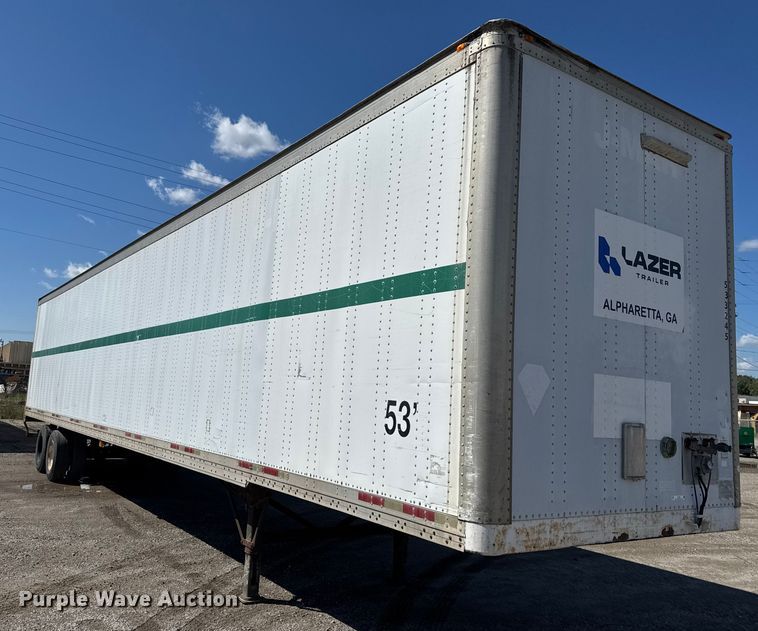 image for item EV1884 1998 Wabash dry van trailer