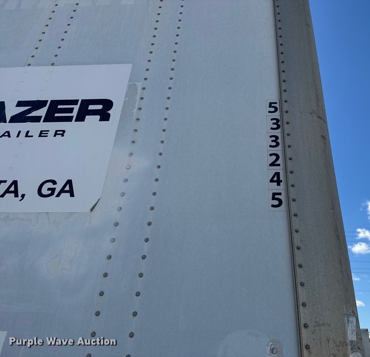 image for item EV1884 1998 Wabash dry van trailer