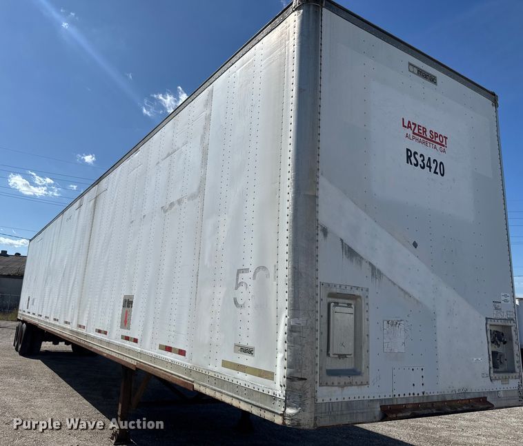 image for item EV1885 2002 Manac dry van trailer