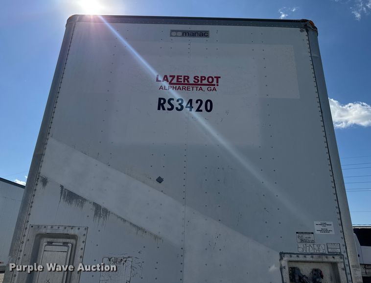 image for item EV1885 2002 Manac dry van trailer