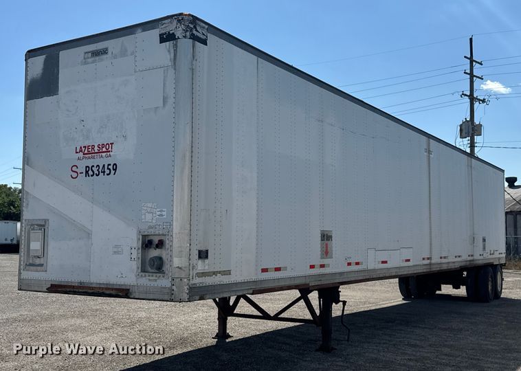 image for item EV1886 2002 Manac dry van trailer