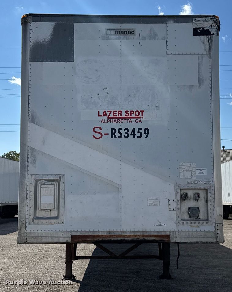 image for item EV1886 2002 Manac dry van trailer