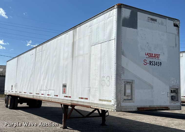 image for item EV1886 2002 Manac dry van trailer