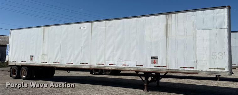 image for item EV1886 2002 Manac dry van trailer