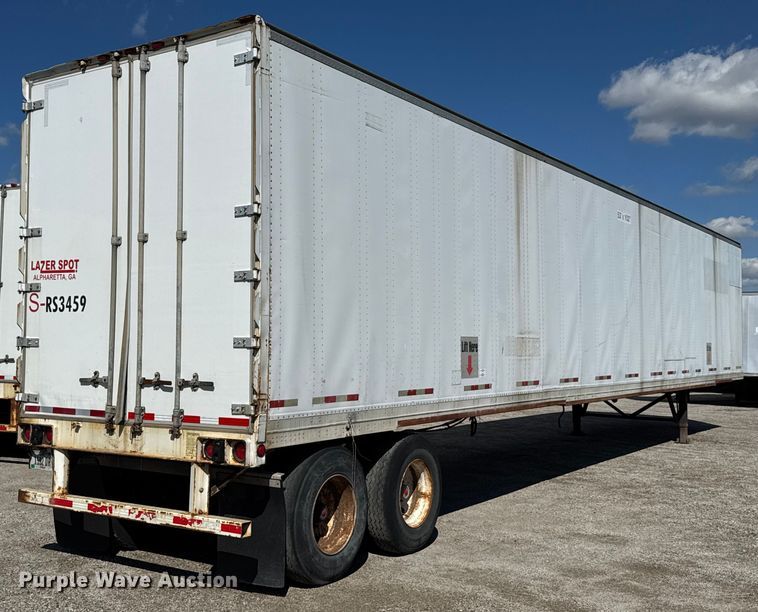 image for item EV1886 2002 Manac dry van trailer