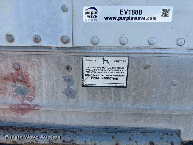 image for item EV1888 2000 Great Dane dry van trailer