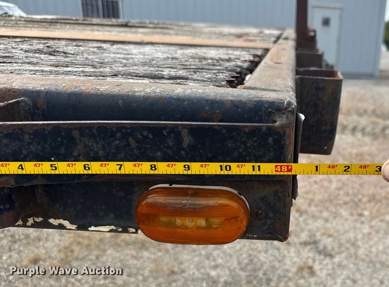 image for item EV1988 1987 Dorsey flatbed trailer