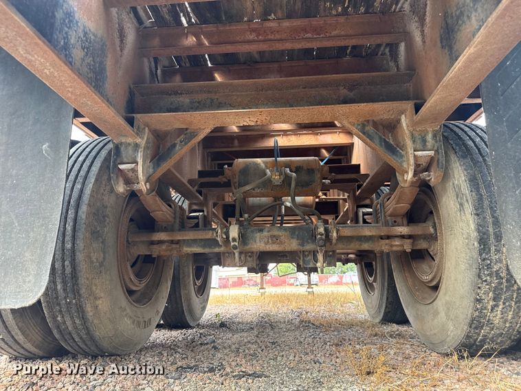 image for item EV1988 1987 Dorsey flatbed trailer