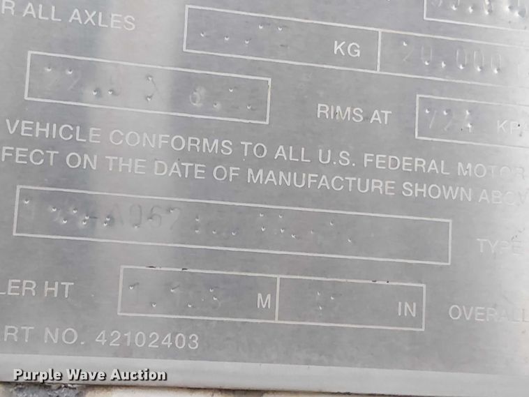 image for item EV5267 2013 Great Dane dry van trailer