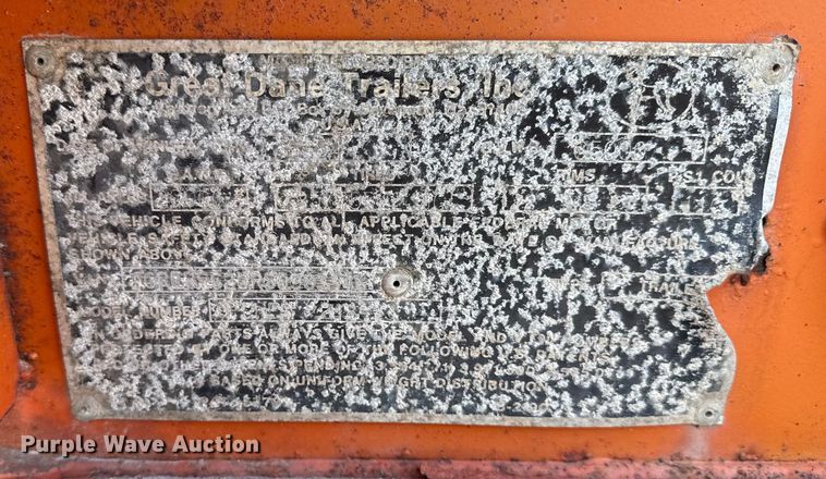 image for item ND9425 1994 Great Dane container trailer