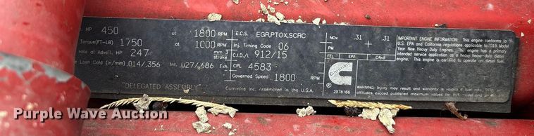 image for item YA0855 2016 International ProStar Plus 122 semi truck