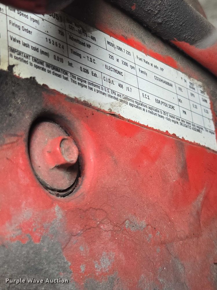 image for item YA1096 2013 Freightliner Business Class M2 box truck