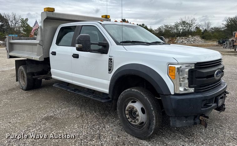 image for item DO2384 2017 Ford F550 XL Crew Cab dump truck