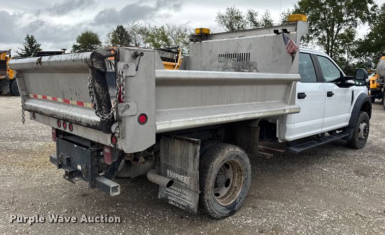 image for item DO2384 2017 Ford F550 XL Crew Cab dump truck
