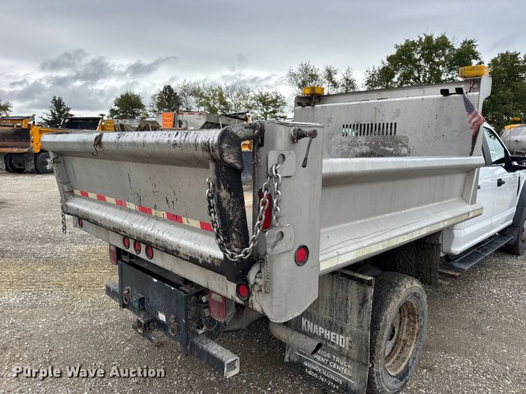 image for item DO2384 2017 Ford F550 XL Crew Cab dump truck